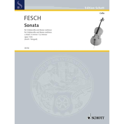 Fesch, Willem de - Sonata op. 13