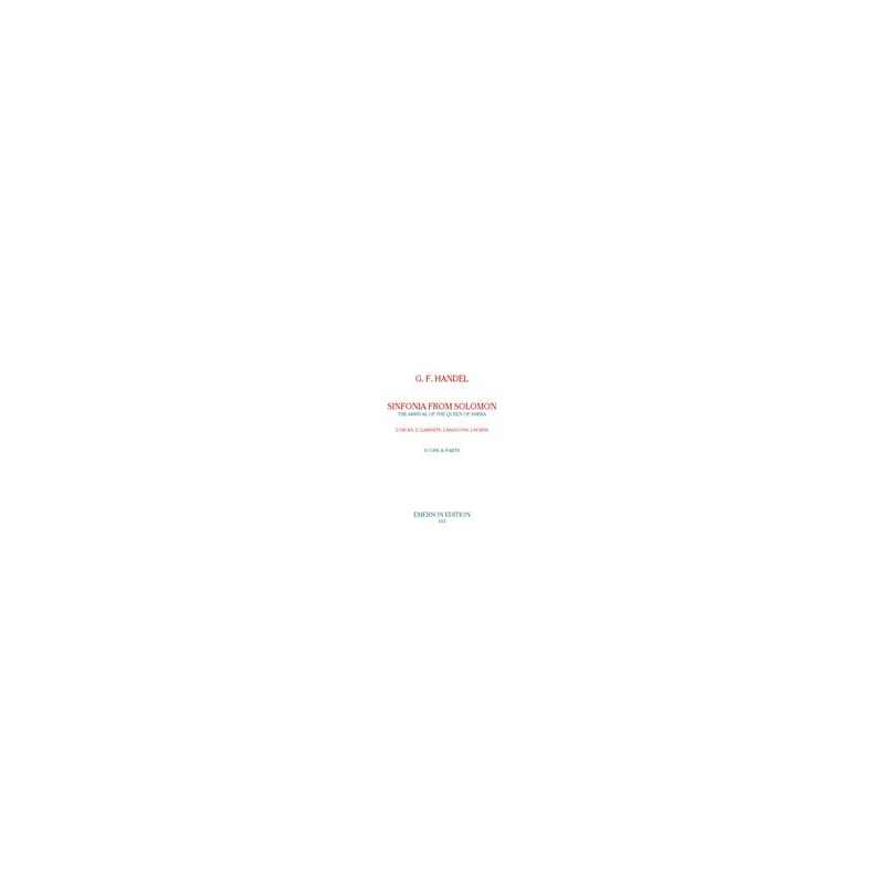 Handel, George Frideric - Sinfonia from Solomon