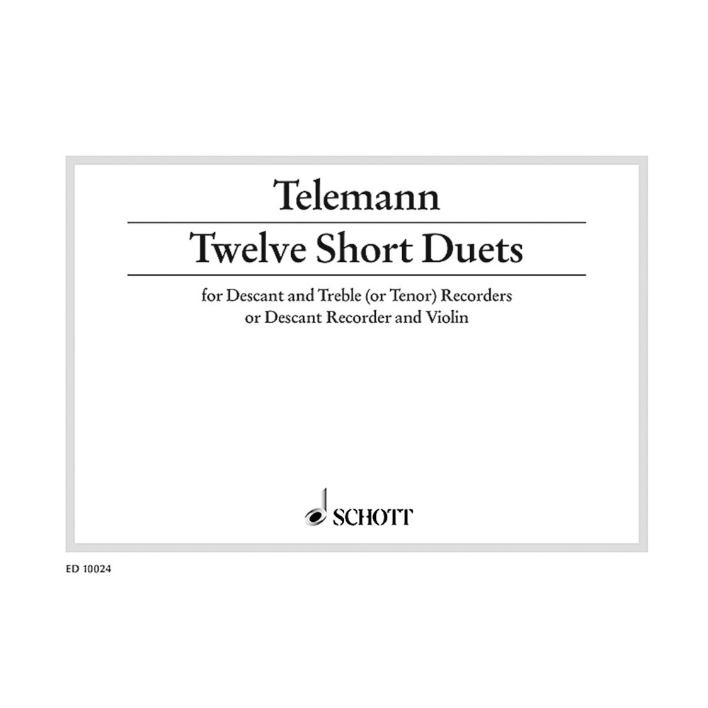 Telemann, Georg Philipp - Twelve Short Duets 