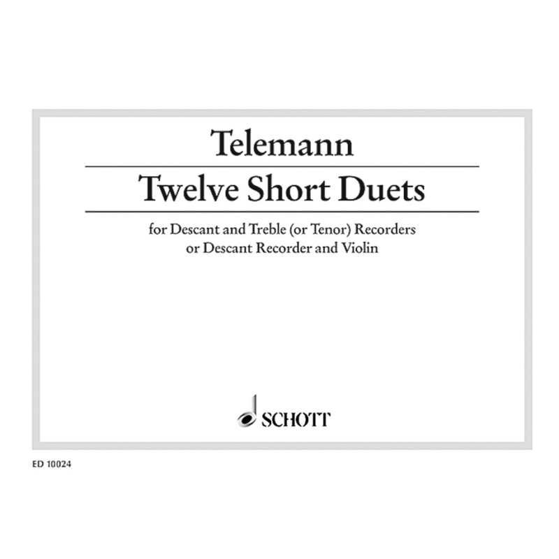Telemann, Georg Philipp - Twelve Short Duets
