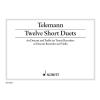 Telemann, Georg Philipp - Twelve Short Duets