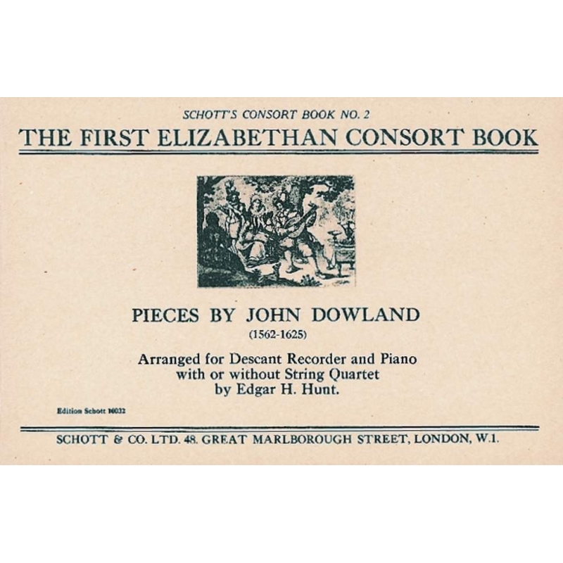 Dowland, John - The First Elizabethan Consort Book