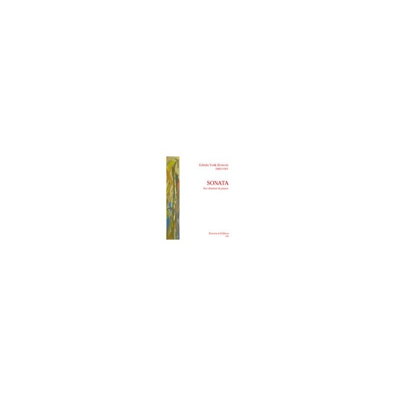 Bowen, York - Clarinet Sonata op.109 
