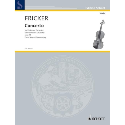 Fricker, Peter Racine - Violin Concerto op. 11