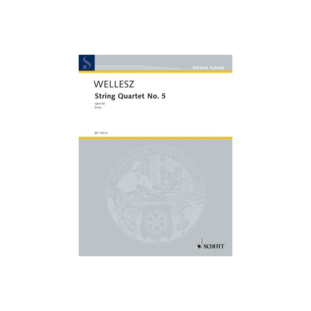 Wellesz, Egon - String Quartet No. 5 op. 60