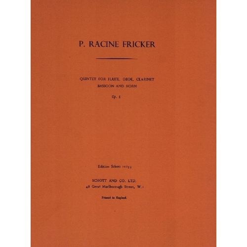 Fricker, Peter Racine -...