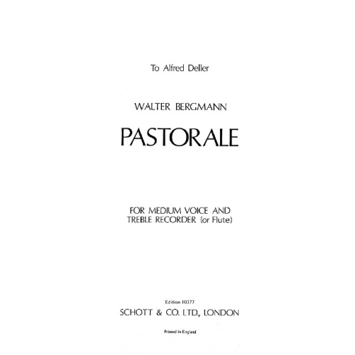 Bergmann, Walter - Pastorale 