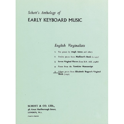 (DAWES) - Early English Keyboard Music   Vol. 5
