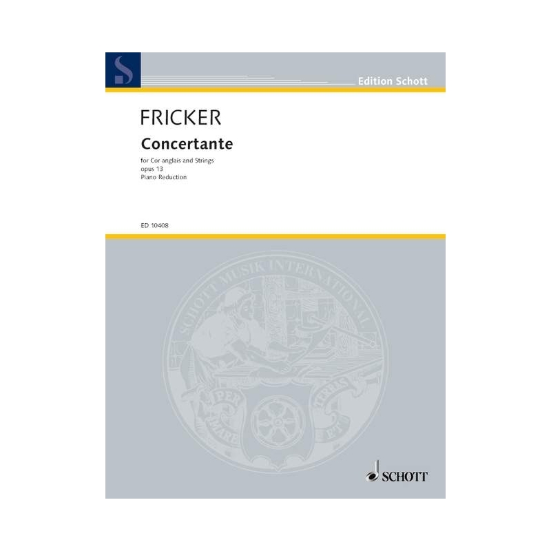 Fricker, Peter Racine - Concertante No. 1 op. 13
