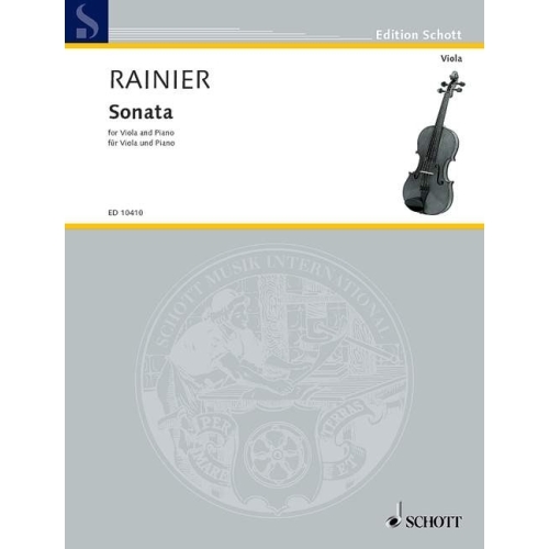 Rainier, Priaulx - Sonata 