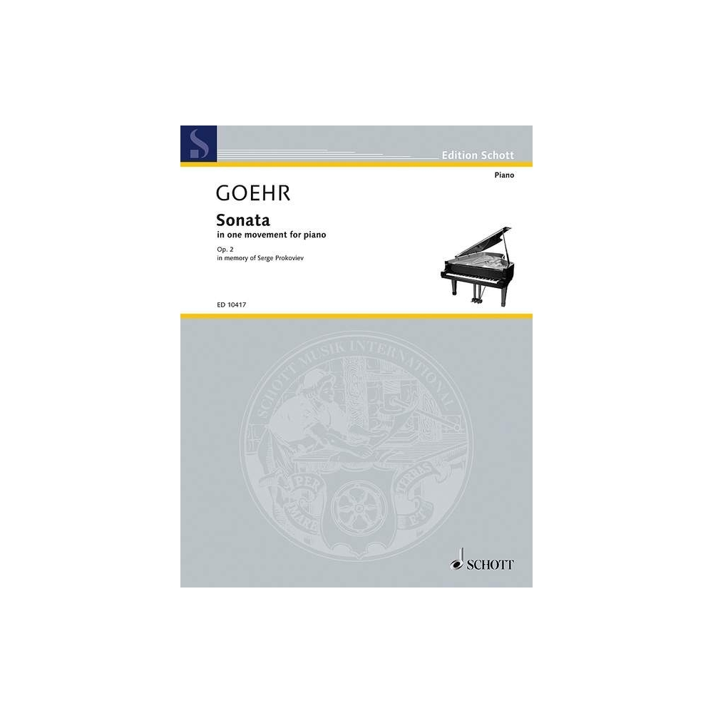 Goehr, Alexander - Sonata op. 2