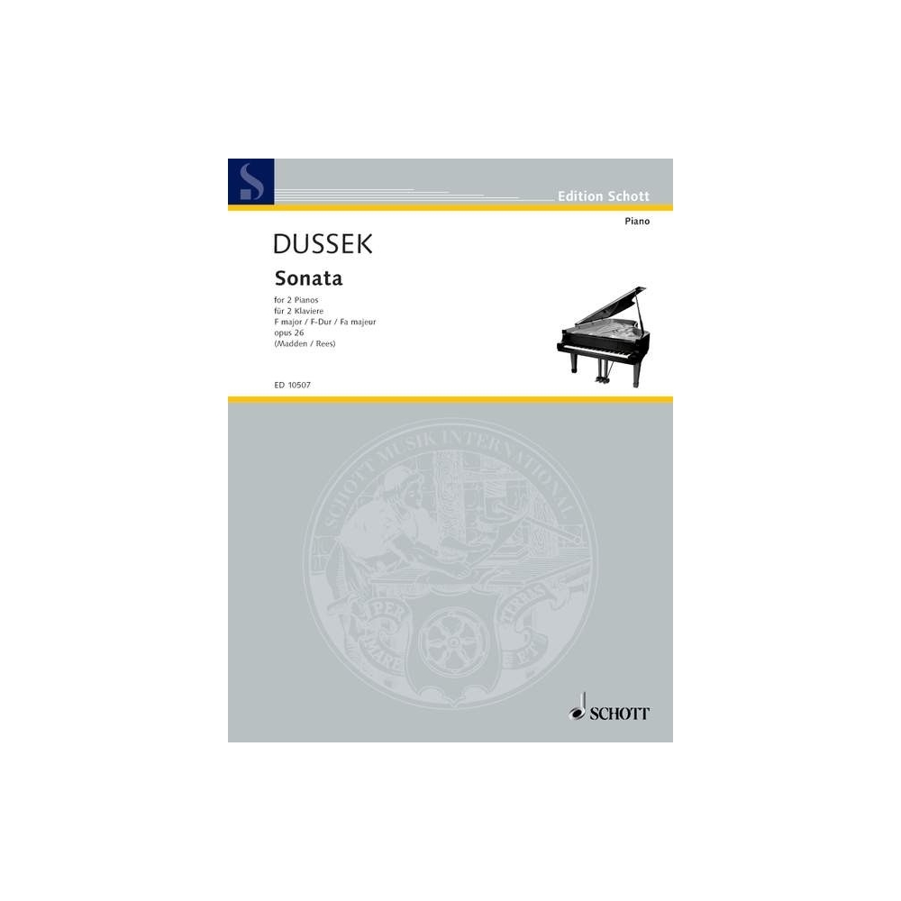 Dussek, Johann Ludwig [Ladislaus] - Sonata F Major op. 26