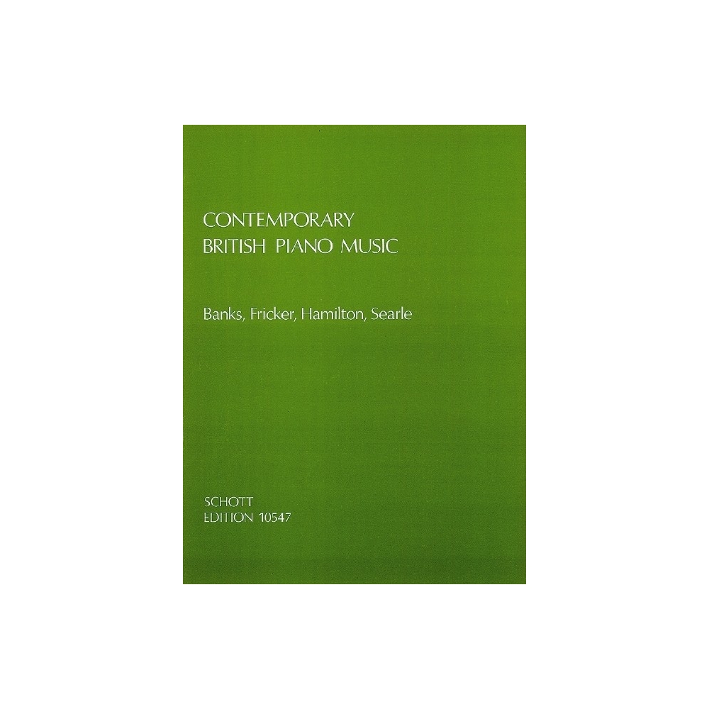 Fricker, Peter Racine / Banks, Donald / Hamilton, Iain / Searle, Humphrey - Contemporary British Piano Music
