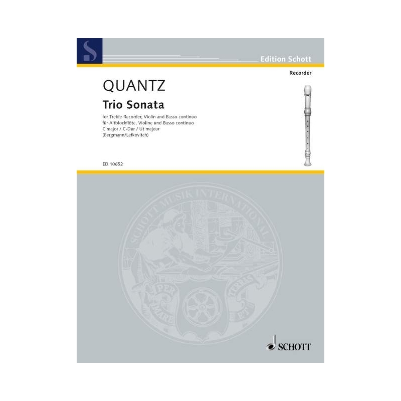 Quantz, Johann Joachim - Trio Sonata C major