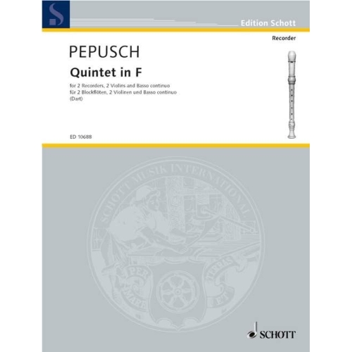 Pepusch, Johann Christoph - Quintet F Major