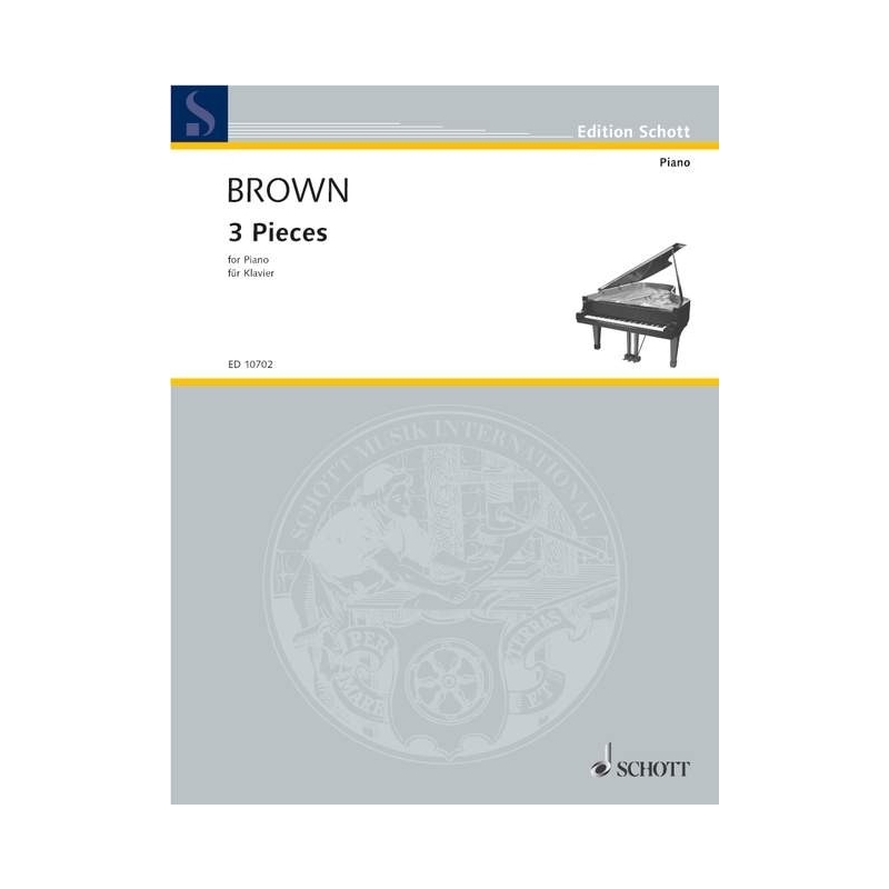 Brown, Earle - Three Pieces For Piano