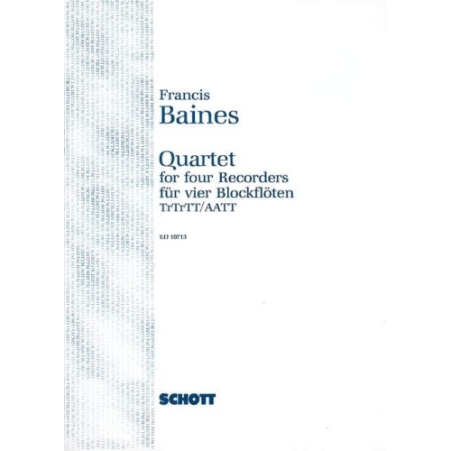 Baines, Francis - Quartet 