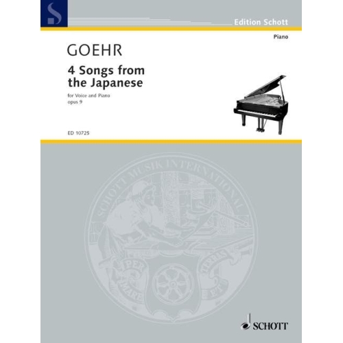 Goehr, Alexander - Four Songs from the Japanese op. 9