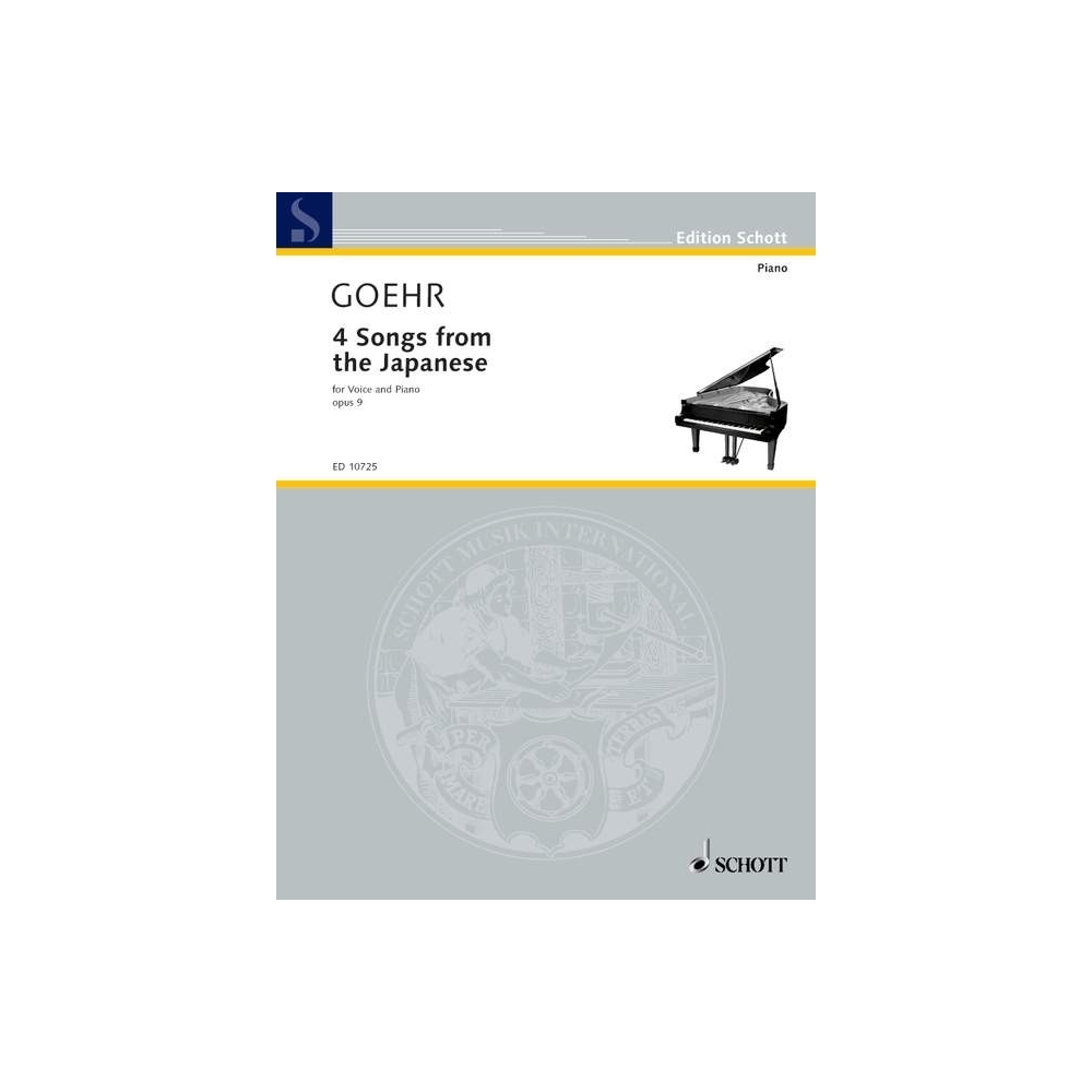 Goehr, Alexander - Four Songs from the Japanese op. 9
