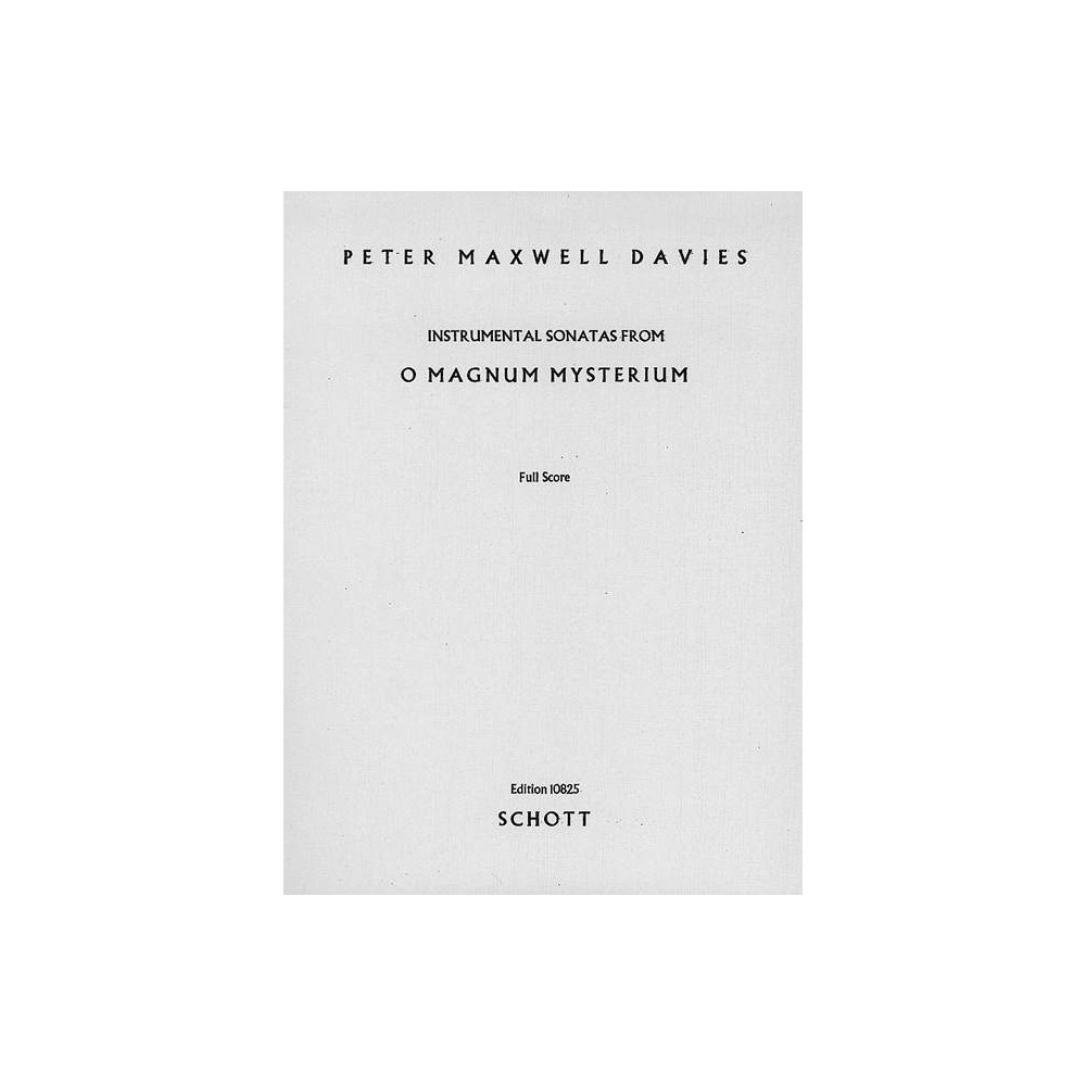 Maxwell Davies, Sir Peter - O Magnum Mysterium