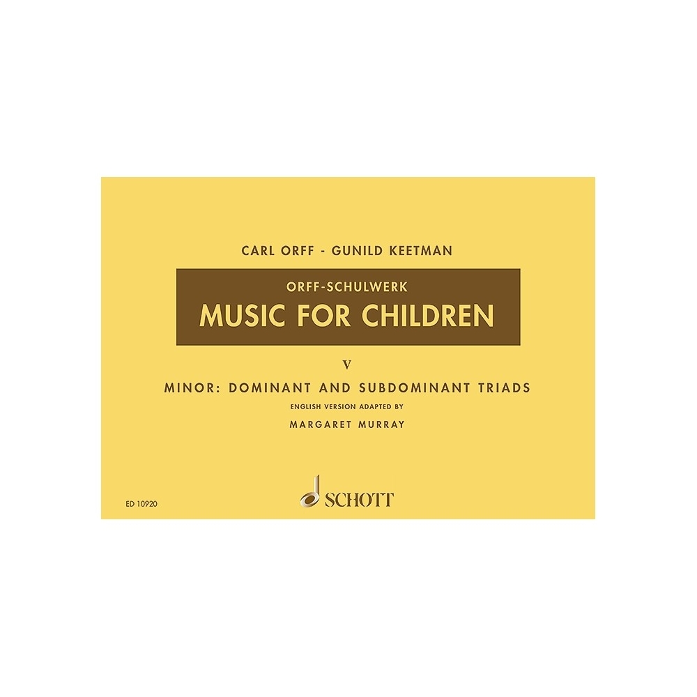 Keetman & Orff - Music for Children Vol. 5