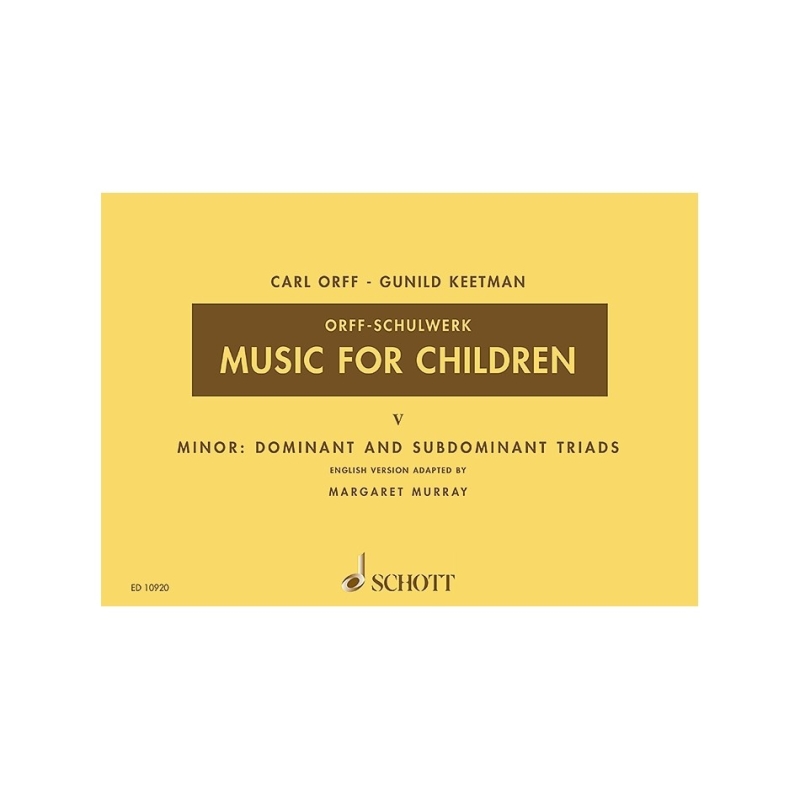 Keetman & Orff - Music for Children Vol. 5