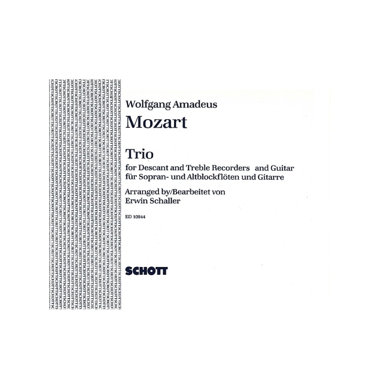 Mozart, Wolfgang Amadeus - Trio 