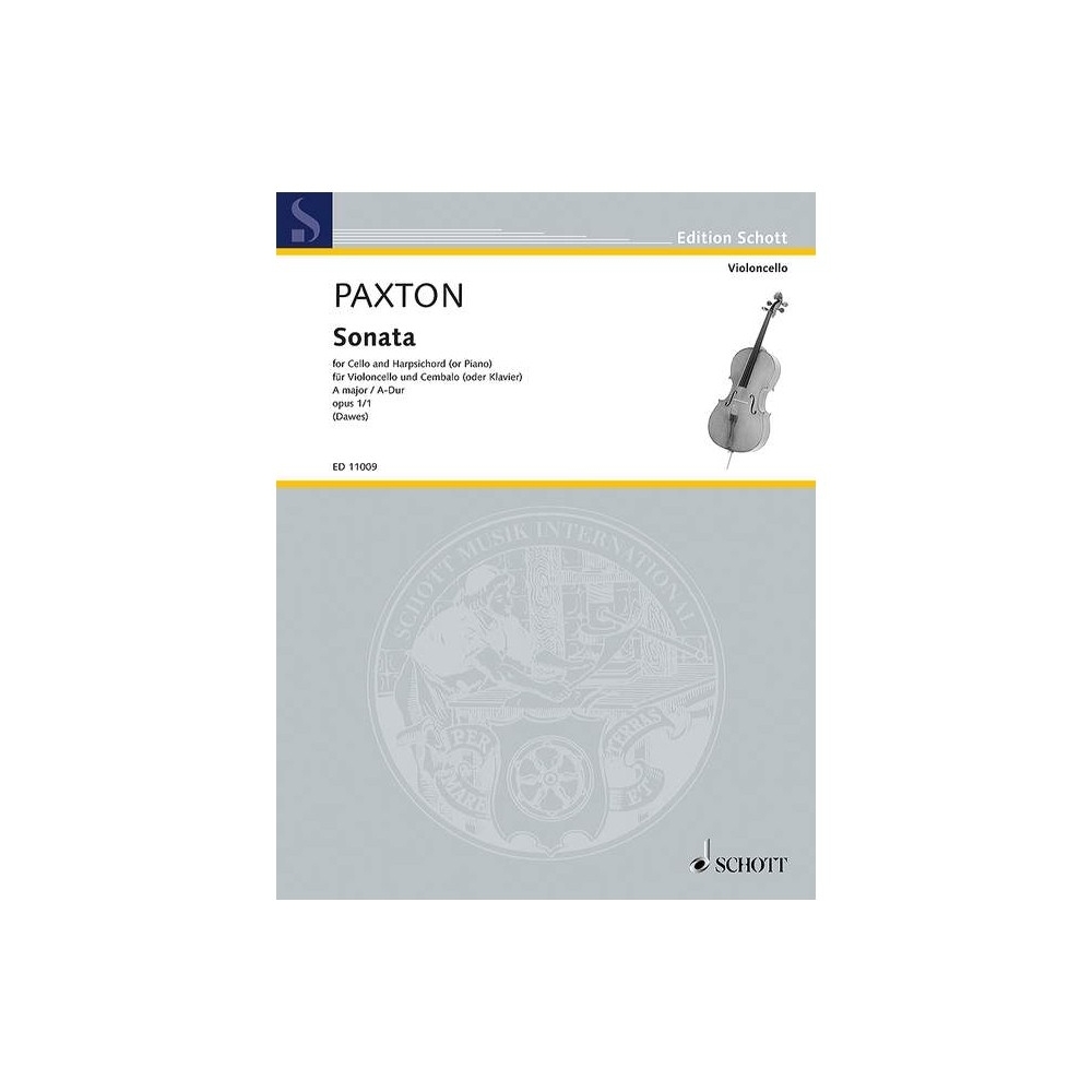 Paxton, Stephen - Sonata A Major op. 1/1 