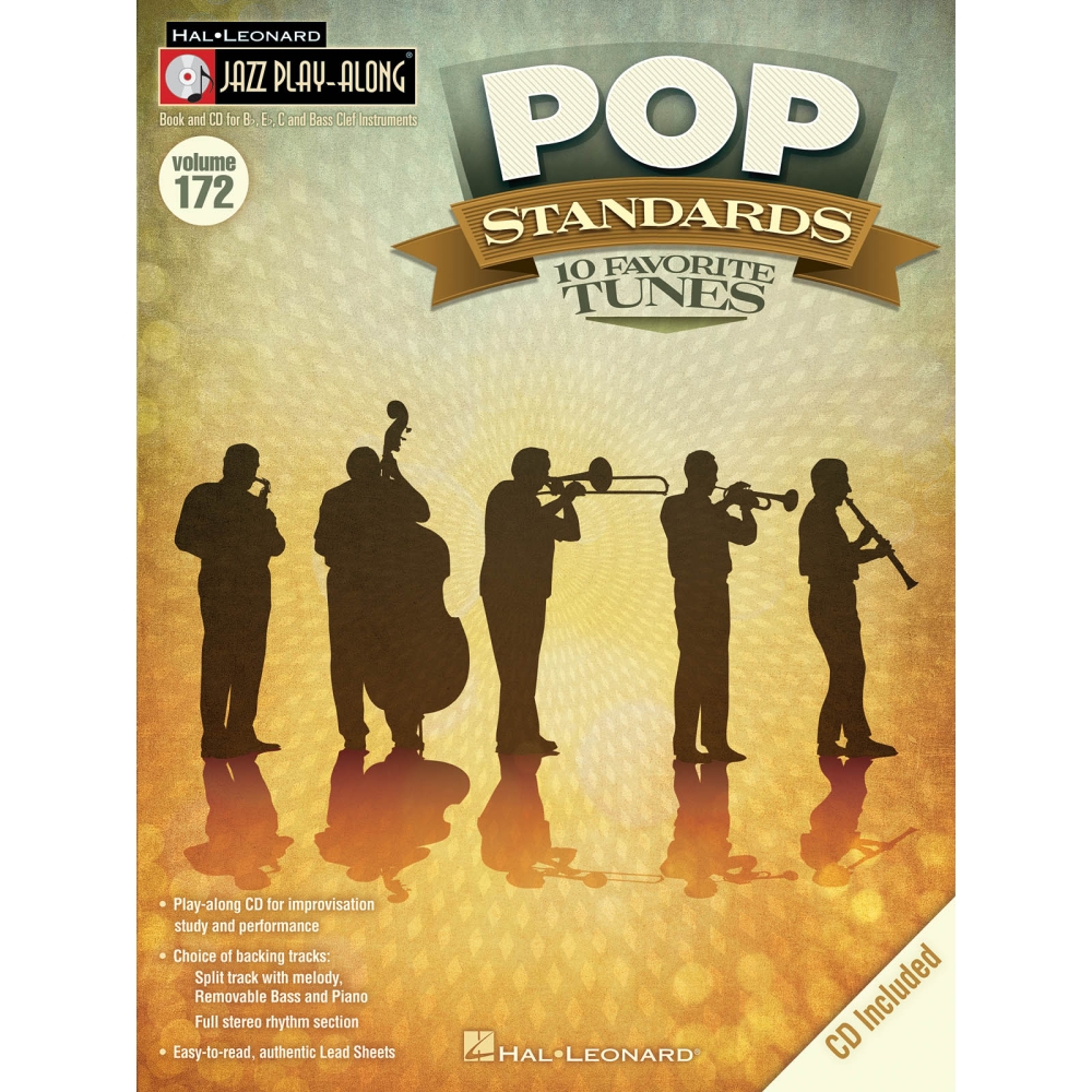 Jazz Play-Along Volume 172: Pop Standards - 10 Favorite Tunes -