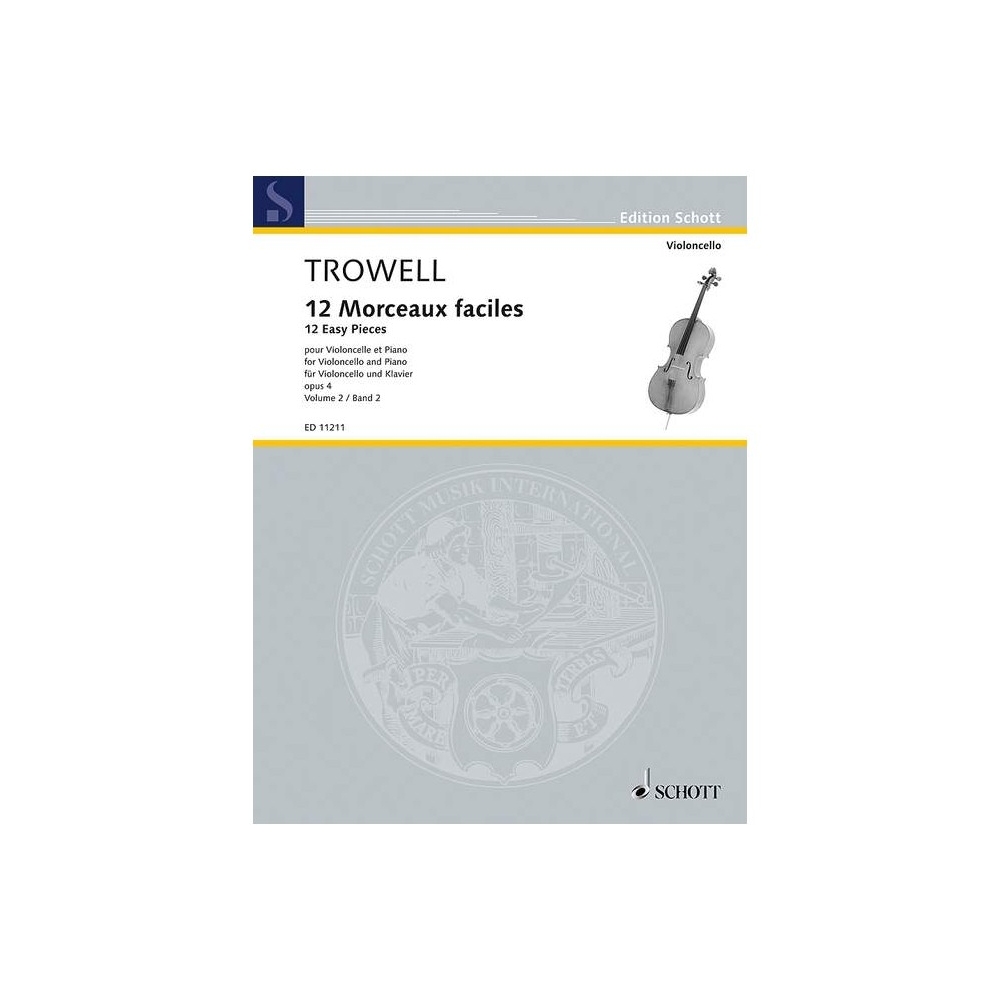 Trowell, Arnold - 12 Morceaux faciles op. 4  Vol. 2