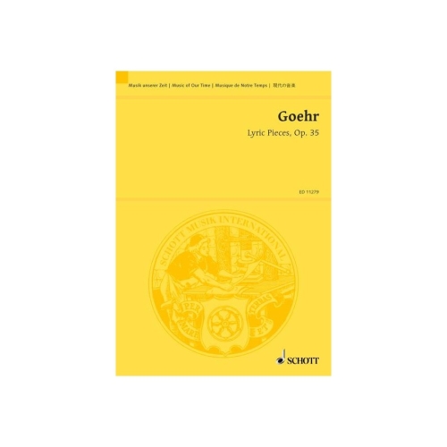 Goehr, Alexander - Lyric...