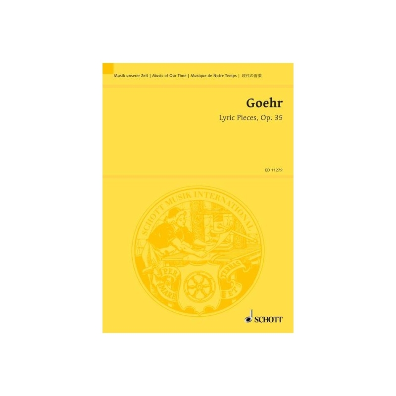 Goehr, Alexander - Lyric Pieces op. 35