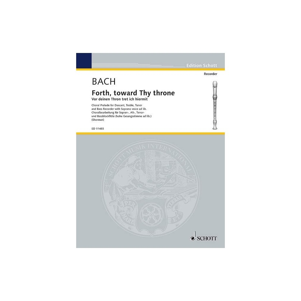 Bach, J.S - Forth, toward Thy throne BWV 668 