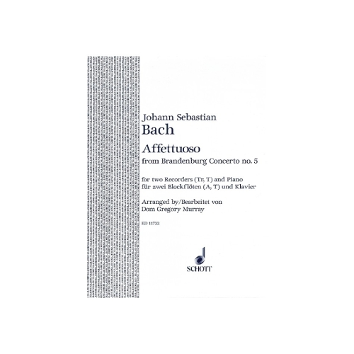 Bach, J.S - Affettuoso A...