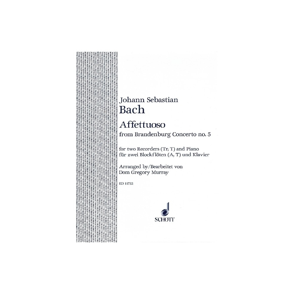 Bach, J.S - Affettuoso A minor BWV 1050 