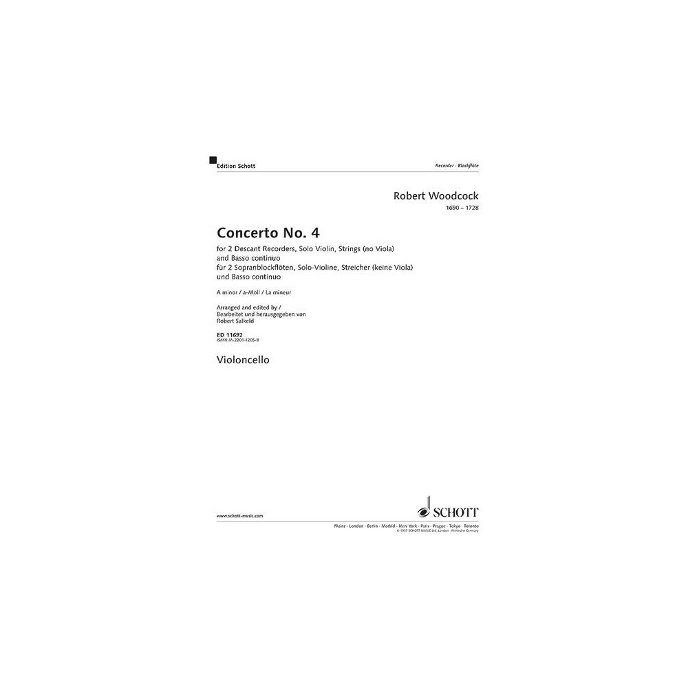 Woodcock, Robert - Concerto No. 4 A minor 