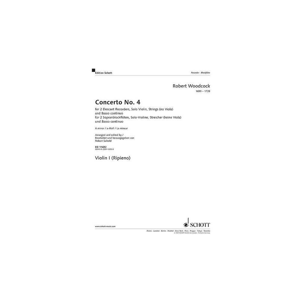 Woodcock, Robert - Concerto No. 4 A minor 