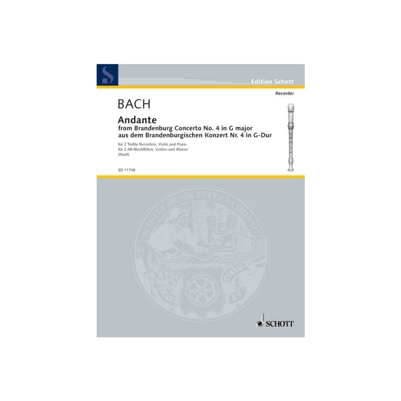 Bach, Johann Sebastian - Andante  BWV 1049