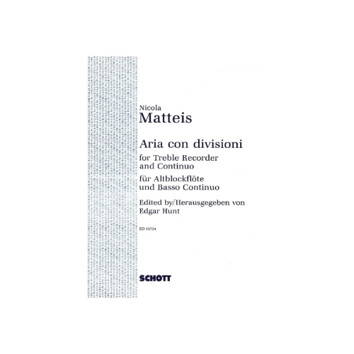 Matteis, Nicola - Aria con...