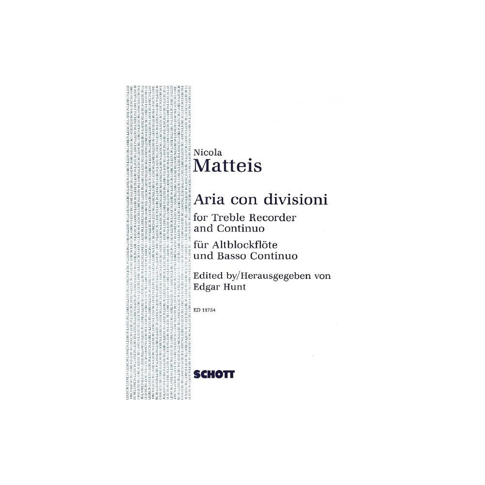 Matteis, Nicola - Aria con Divisioni 