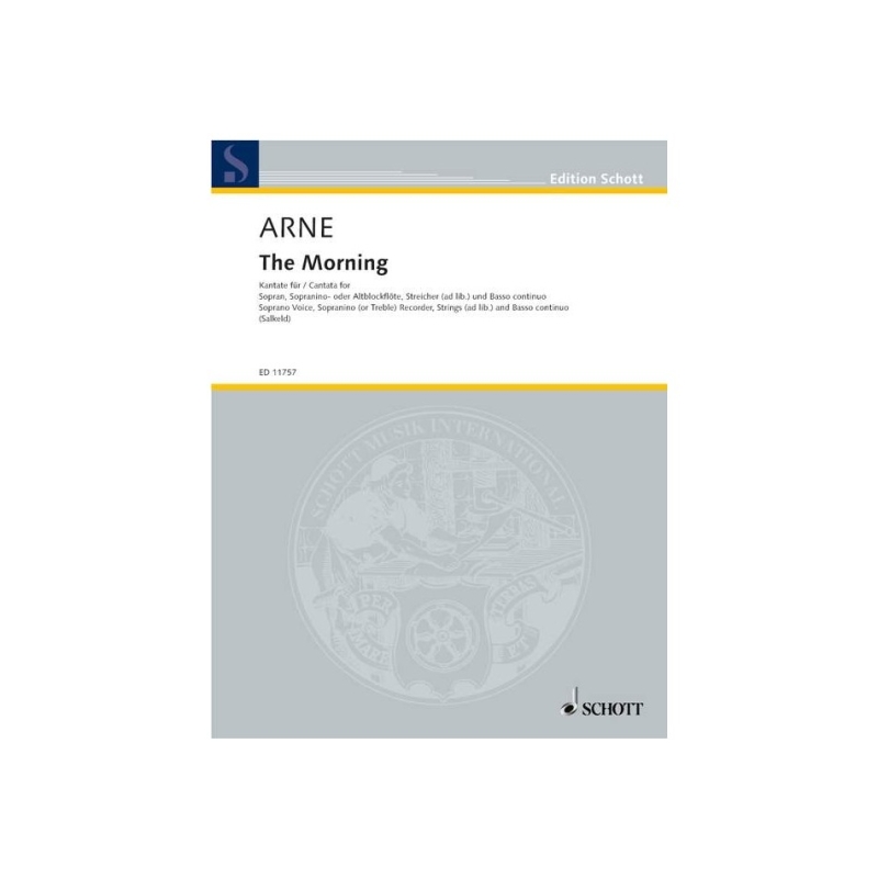 Arne, Thomas Augustine - Cantata "The Morning" RV 13 