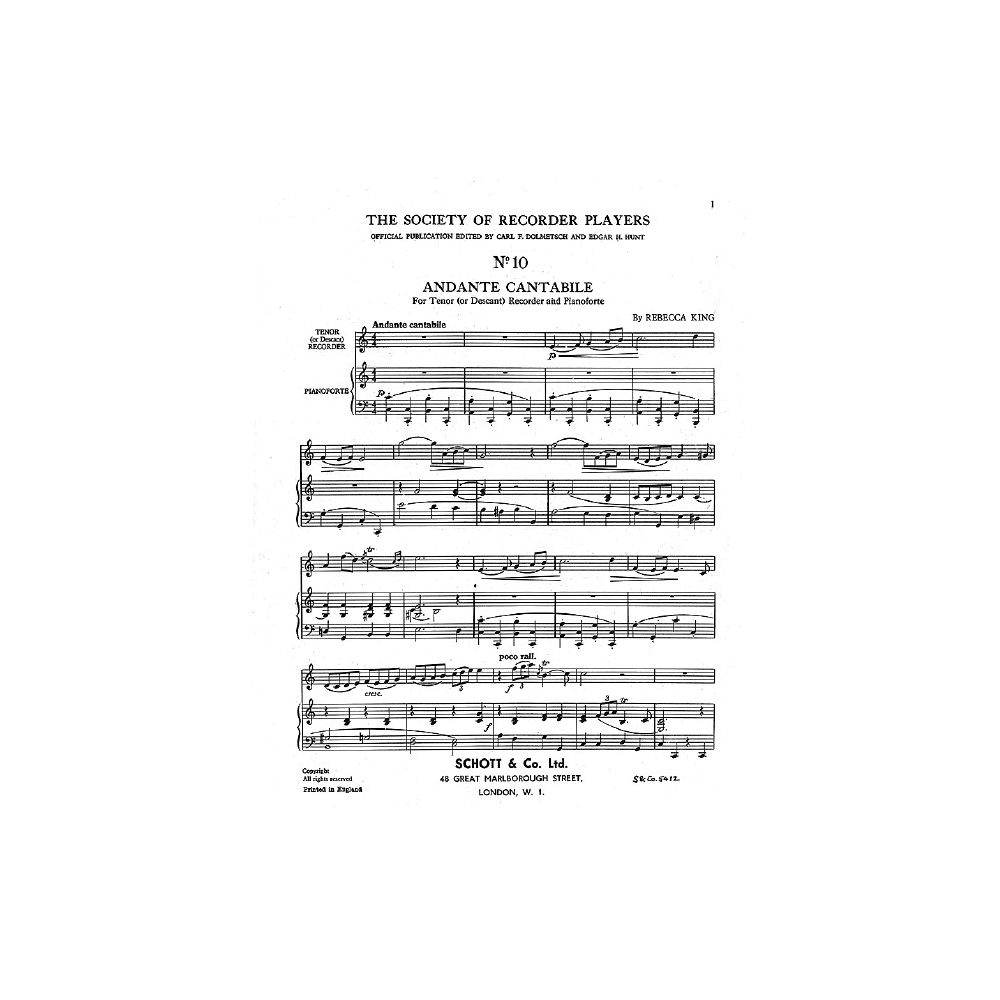 King, Rebecca - Andante Cantabile - Badinage 