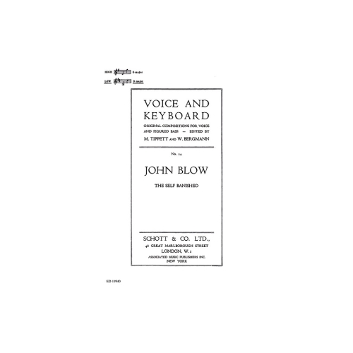 Blow, John - The Self...