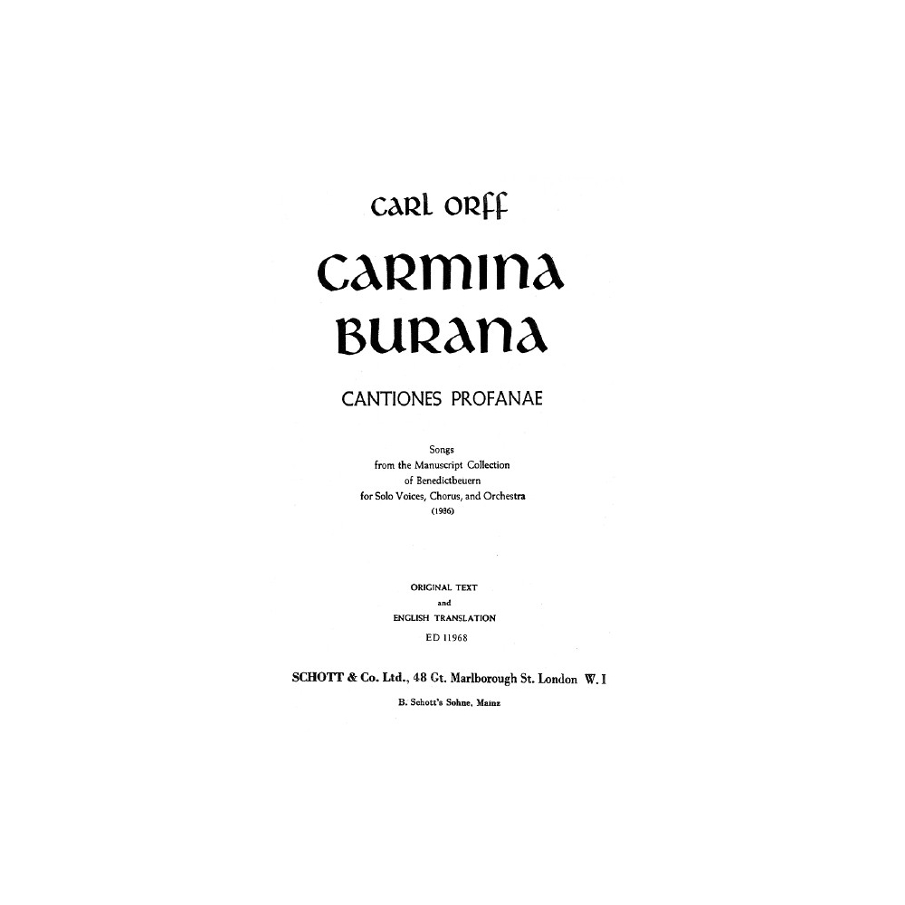 Orff, Carl - Carmina Burana 