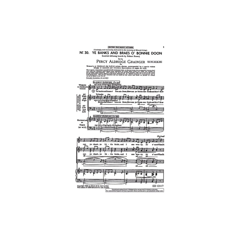 Grainger, George Percy Aldridge - British Folk-Music Settings 
