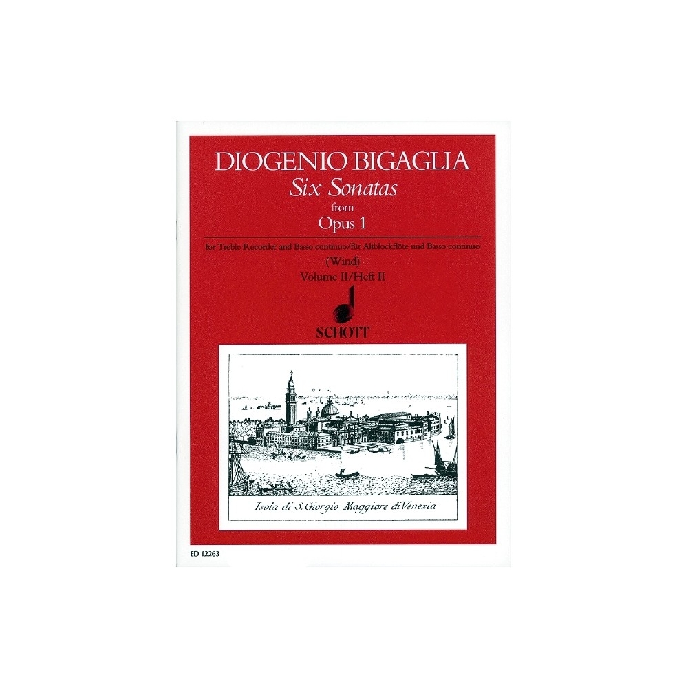 Bigaglia, Diogenio - 6 Sonatas op. 1  Vol. 2