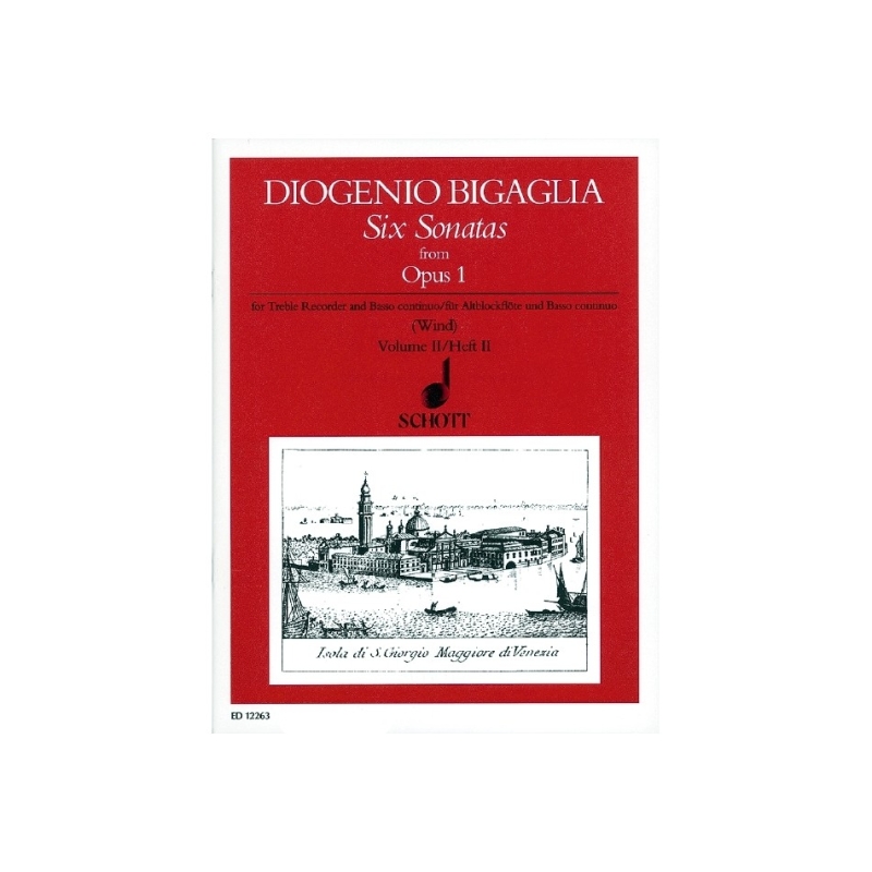 Bigaglia, Diogenio - 6 Sonatas op. 1  Vol. 2
