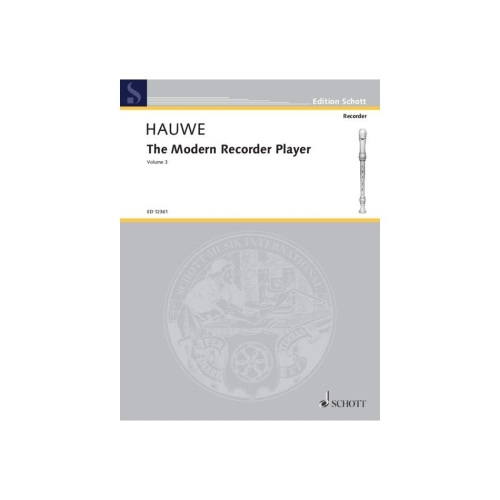 Hauwe, Walter van - The Modern Recorder Player   Vol. 3
