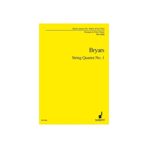Bryars, Gavin - String Quartet No. 1 
