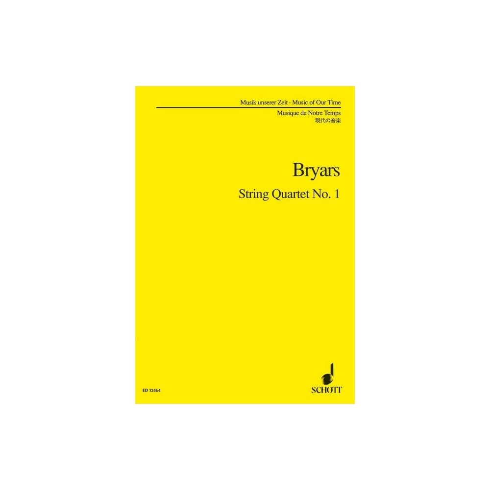Bryars, Gavin - String Quartet No. 1 